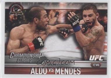 2015 Topps UFC Champions - Championship Clashes #CC-20 - Chad Mendes, Jose Aldo