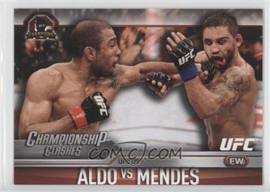 2015 Topps UFC Champions - Championship Clashes #CC-20 - Chad Mendes, Jose Aldo