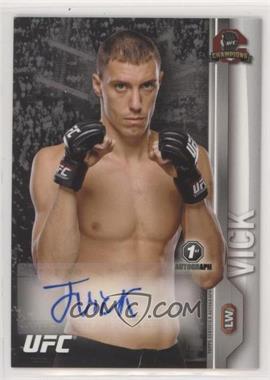 2015 Topps UFC Champions - Fighter Autographs #FA-JVI - James Vick