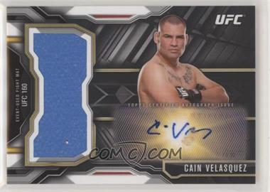 2015 Topps UFC Chronicles - Autographed Jumbo Fight Mat Relics #AJFMR-CV - Cain Velasquez