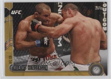 2015 Topps UFC Chronicles - [Base] - Gold #142 - Rua vs Henderson /88