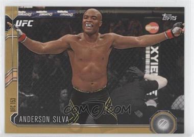 2015 Topps UFC Chronicles - [Base] - Gold #175 - Anderson Silva /88