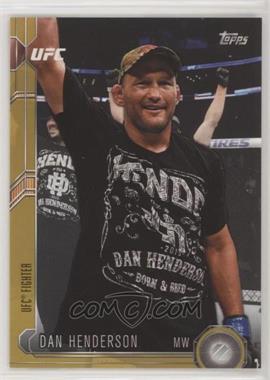 2015 Topps UFC Chronicles - [Base] - Gold #7 - Dan Henderson /88