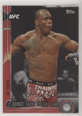2015 Topps UFC Chronicles - [Base] - Red #197 - Ovince Saint Preux /8