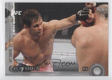 2015 Topps UFC Chronicles - [Base] - Silver #13 - Rich Franklin