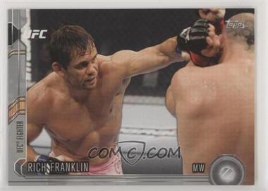 2015 Topps UFC Chronicles - [Base] - Silver #13 - Rich Franklin