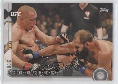 2015 Topps UFC Chronicles - [Base] #215 - St-Pierre vs Hendricks