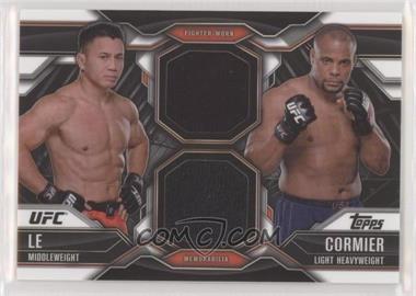 2015 Topps UFC Chronicles - Dual Relics #CDR-LC - Daniel Cormier, Cung Le