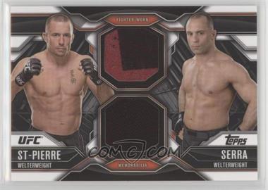 2015 Topps UFC Chronicles - Dual Relics #CDR-SS - Georges St-Pierre, Matt Serra