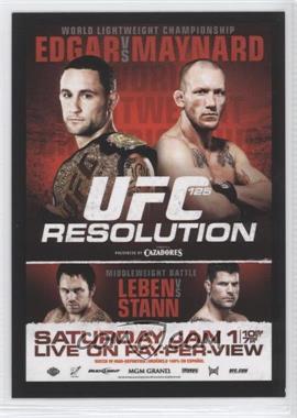 2015 Topps UFC Chronicles - Fight Poster Review #FPR-UFC 125 - UFC 125