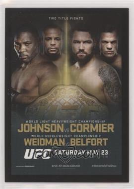 2015 Topps UFC Chronicles - Fight Poster Review #FPR-UFC 187 - UFC 187