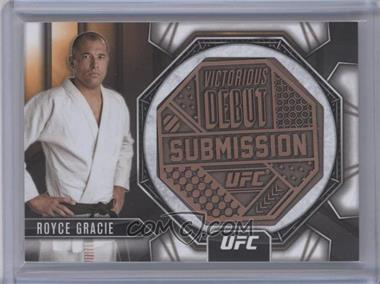 2015 Topps UFC Chronicles - Victorious Debut Medallions #MED-4 - Royce Gracie