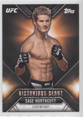 2015 Topps UFC Chronicles - Victorious Debut #VD-6 - Sage Northcutt