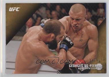 2015 Topps UFC Knockout - [Base] - Gold #20 - Georges St-Pierre /99