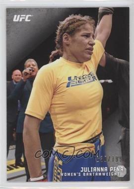 2015 Topps UFC Knockout - [Base] - Silver #83 - Julianna Pena /199