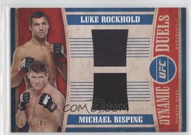 2015 Topps UFC Knockout - Dynamic Duels Relics #DDR-RB - Luke Rockhold, Michael Bisping /188