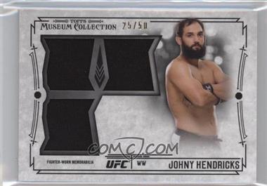 2015 Topps UFC Knockout - Museum Collection Significant Swatches Triple Relics #SSR-JH - Johny Hendricks /50