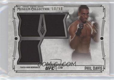 2015 Topps UFC Knockout - Museum Collection Significant Swatches Triple Relics #SSR-PD - Phil Davis /50