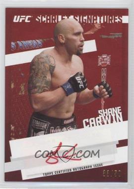 2015 Topps UFC Knockout - Scarlet Signatures #SSI-SC - Shane Carwin /50