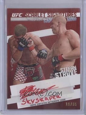 2015 Topps UFC Knockout - Scarlet Signatures #SSI-SS - Stefan Struve /35