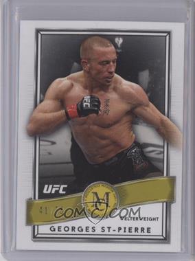 2016 Topps Museum Collection - [Base] - Gold #1 - Georges St-Pierre /75