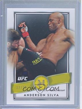 2016 Topps Museum Collection - [Base] - Gold #11 - Anderson Silva /75