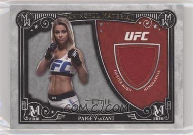 2016 Topps Museum Collection - Meaningful Material Relics - Copper #MMR-PV - Paige VanZant /10