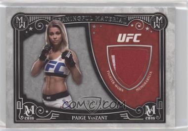 2016 Topps Museum Collection - Meaningful Material Relics #MMR-PV - Paige VanZant /50