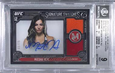 2016 Topps Museum Collection - Single Fighter Signature Swatches Dual Relic Autographs #SDRA-MT - Miesha Tate /75 [BGS 9 MINT]