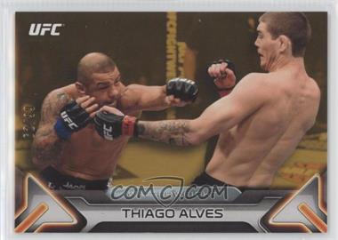 2016 Topps UFC Knockout - [Base] - Gold #32 - Thiago Alves /99