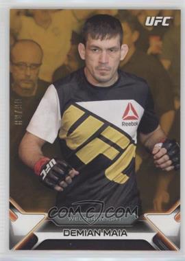 2016 Topps UFC Knockout - [Base] - Gold #34 - Demian Maia /99