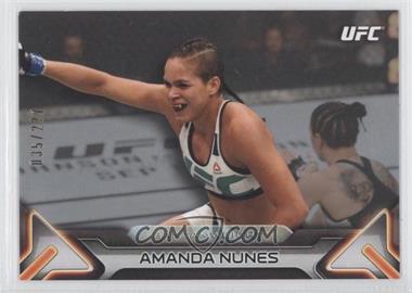 2016 Topps UFC Knockout - [Base] - Silver #91 - Amanda Nunes /227