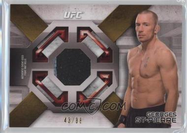 2016 Topps UFC Knockout - Fight Mat Relics - Gold #FMR-GS - Georges St-Pierre /88