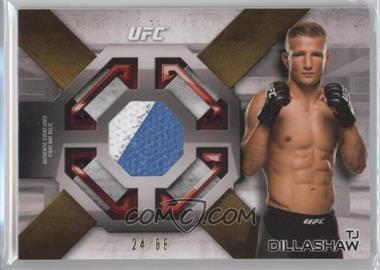 2016 Topps UFC Knockout - Fight Mat Relics - Gold #FMR-TD - TJ Dillashaw /88