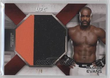 2016 Topps UFC Knockout - Fight Mat Relics - Ruby #FMR-RE - Rashad Evans /8