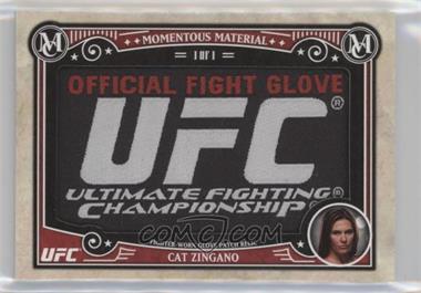 2016 Topps UFC Knockout - Momentous Material Glove Patch #MMGPR-CZ - Cat Zingano /1