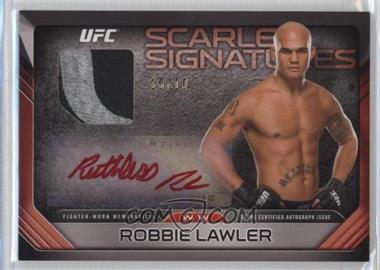 2016 Topps UFC Knockout - Scarlet Signatures Relics #SSAR-RL - Robbie Lawler /10