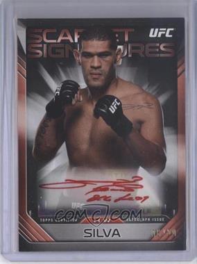 2016 Topps UFC Knockout - Scarlet Signatures #SSA-AS - Antonio Silva /20