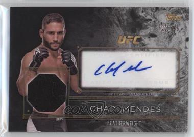 2016 Topps UFC Top of the Class - Autograph Relics - Silver #TCAR-CME - Chad Mendes /25