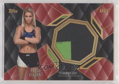 2016 Topps UFC Top of the Class - Relics - Red #TCR-PV - Paige VanZant /8