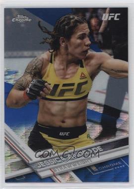 2017 Topps Chrome UFC - [Base] - Blue Wave Refractor #45 - Jessica Andrade /75