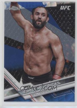 2017 Topps Chrome UFC - [Base] - Blue Wave Refractor #82 - Johny Hendricks /75