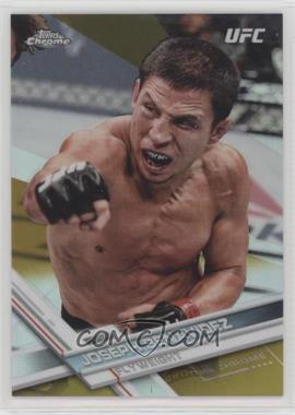 2017 Topps Chrome UFC - [Base] - Gold Refractor #35 - Joseph Benavidez /50