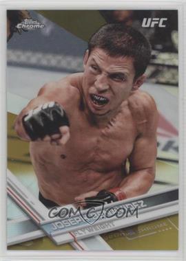 2017 Topps Chrome UFC - [Base] - Gold Refractor #35 - Joseph Benavidez /50