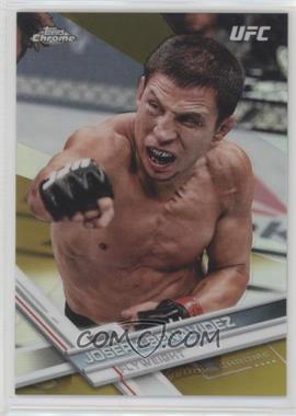 2017 Topps Chrome UFC - [Base] - Gold Refractor #35 - Joseph Benavidez /50