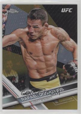 2017 Topps Chrome UFC - [Base] - Gold Refractor #64 - Rafael Dos Anjos /50