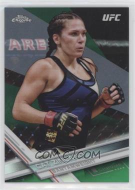 2017 Topps Chrome UFC - [Base] - Green Refractor #5 - Cat Zingano /99