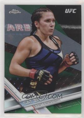 2017 Topps Chrome UFC - [Base] - Green Refractor #5 - Cat Zingano /99