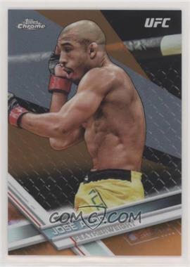 2017 Topps Chrome UFC - [Base] - Orange Refractor #2 - Jose Aldo /25