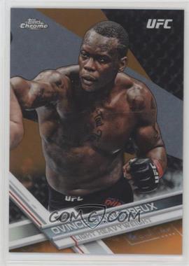 2017 Topps Chrome UFC - [Base] - Orange Refractor #52 - Ovince Saint Preux /25